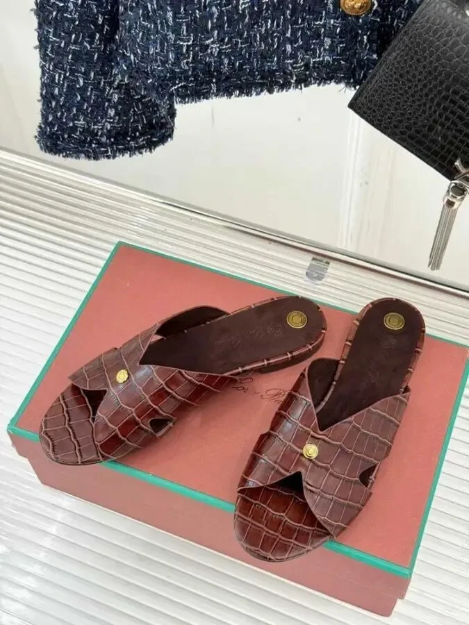 Капці мюлі Loro Piana 7