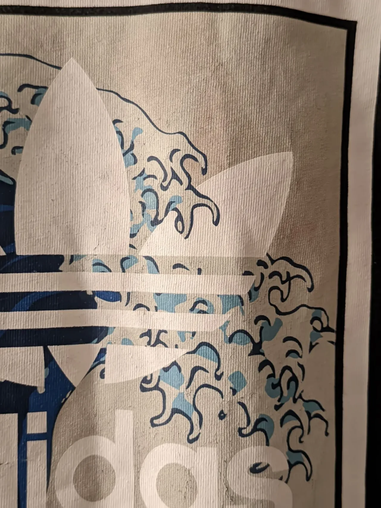 Мужская кофта Adidas Wave off Kanagawa размер S лимитированная 2