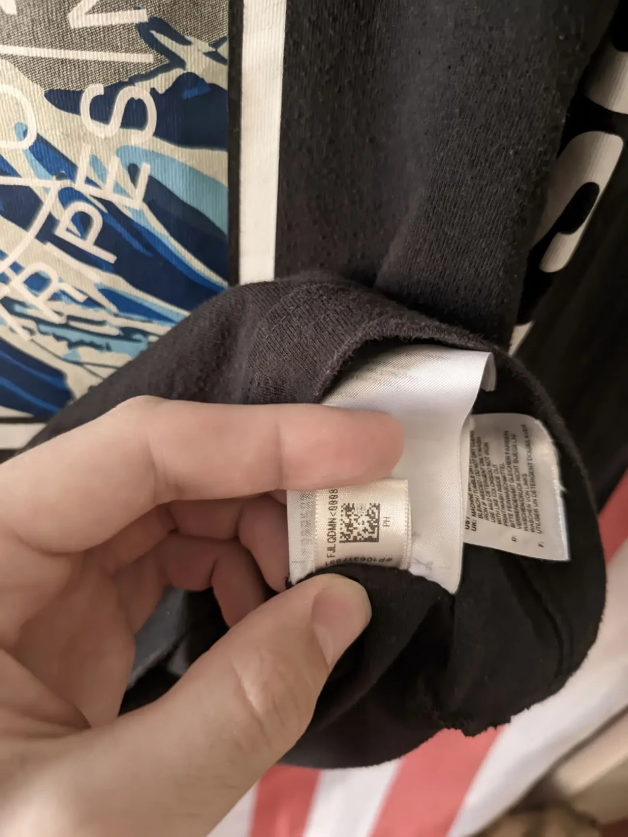 Мужская кофта Adidas Wave off Kanagawa размер S лимитированная 9