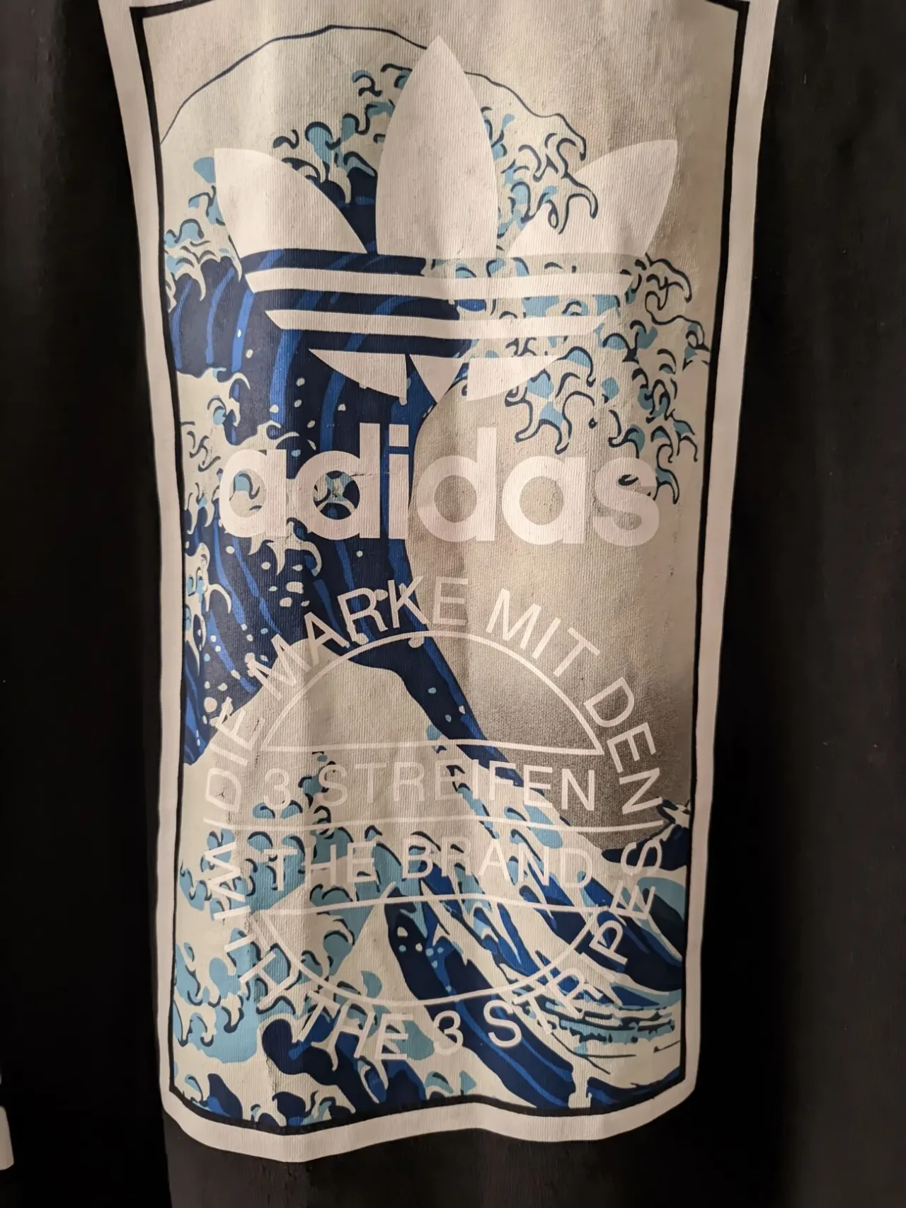 Мужская кофта Adidas Wave off Kanagawa размер S лимитированная 4