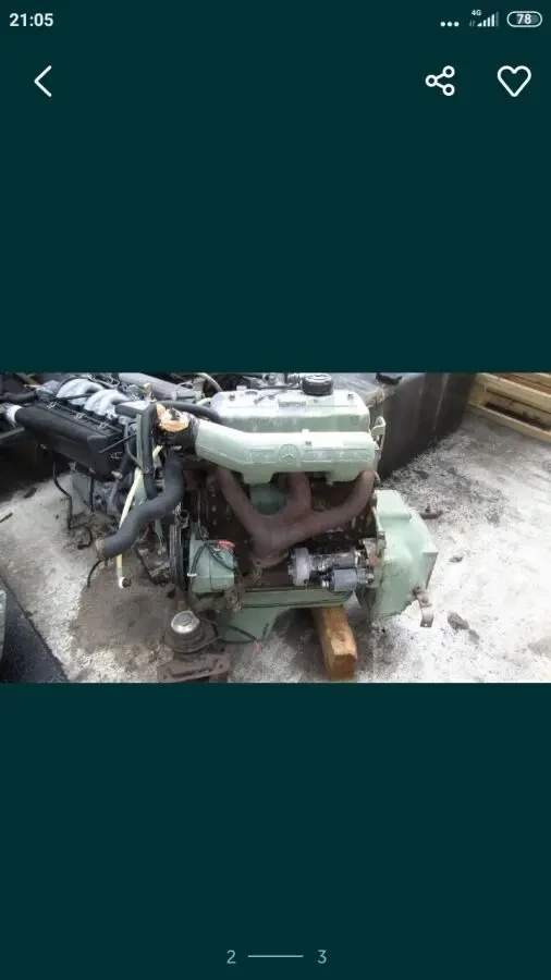 Двигатель Mercedes 4.0 OM 364, MAN 4.6 609,709,814 в сборе и по частям 2