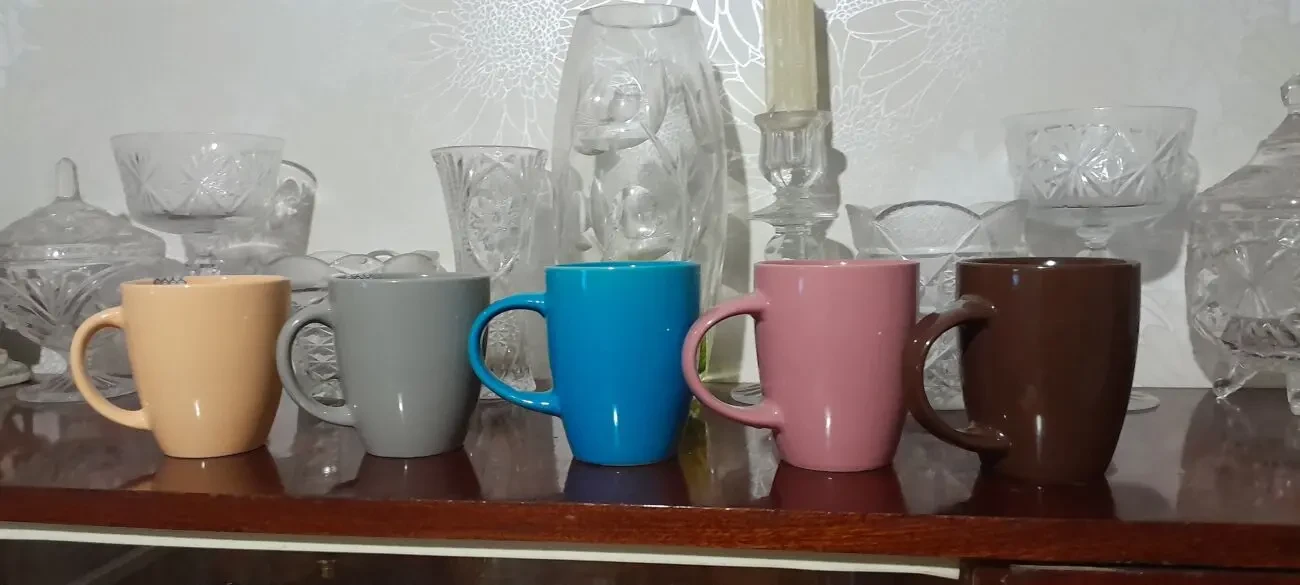 Чайные чашки из керамики. Новые 4