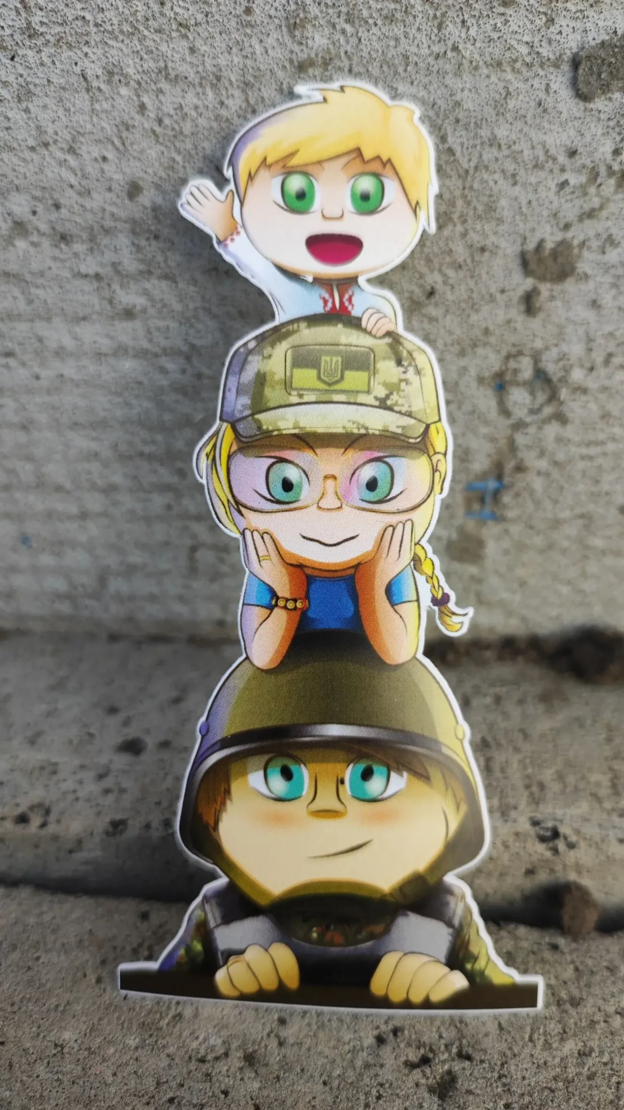 Наклейки Веселі Вояки набір з 26 штук 6