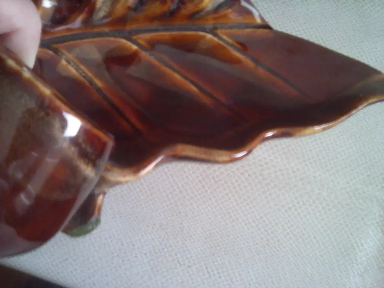 Пепельница Трубка на табачном листе, Кипр керамика глазурь 5