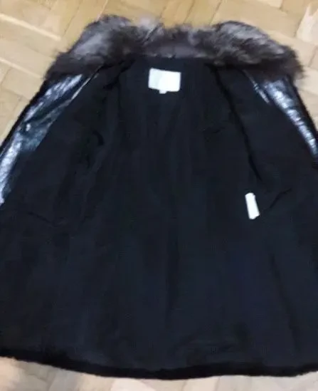 Полушубок натуральный - для изящной леди со вкусом. Вещь оригинальная 4