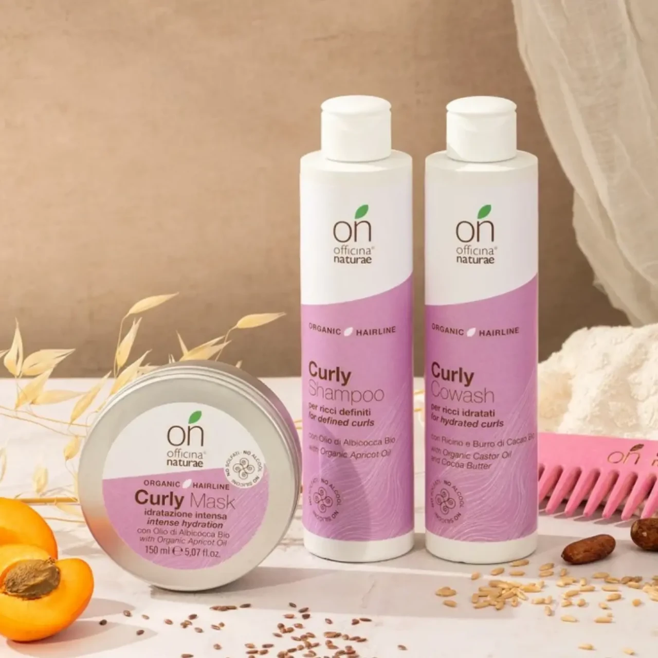 Шампунь для кучерявого волосся та окреслення локонів Officina Naturae 3
