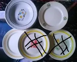 Тарелки тарелка столовая 3 шт , обеденная, для дома, дачи 6