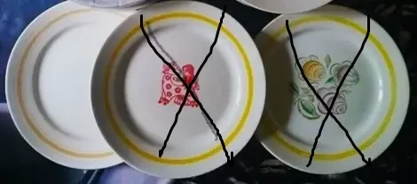 Тарелки тарелка столовая 3 шт , обеденная, для дома, дачи 2