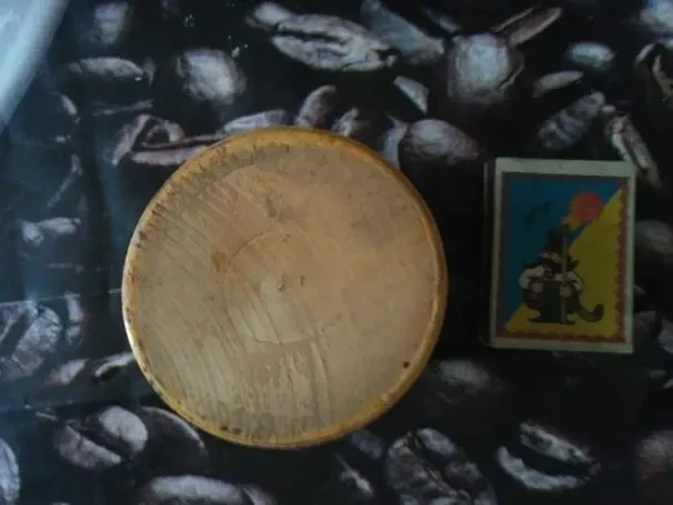 Посуда солонка деревянная винтаж 70 гг 7