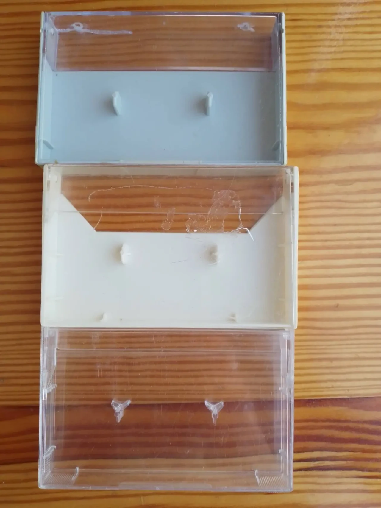 Коробочка аудиокассеты пустая 8 штук набор футляр кассеты