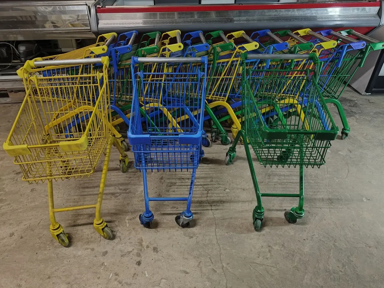 Візок купівельний дитячий, торгові дитячі візки 2