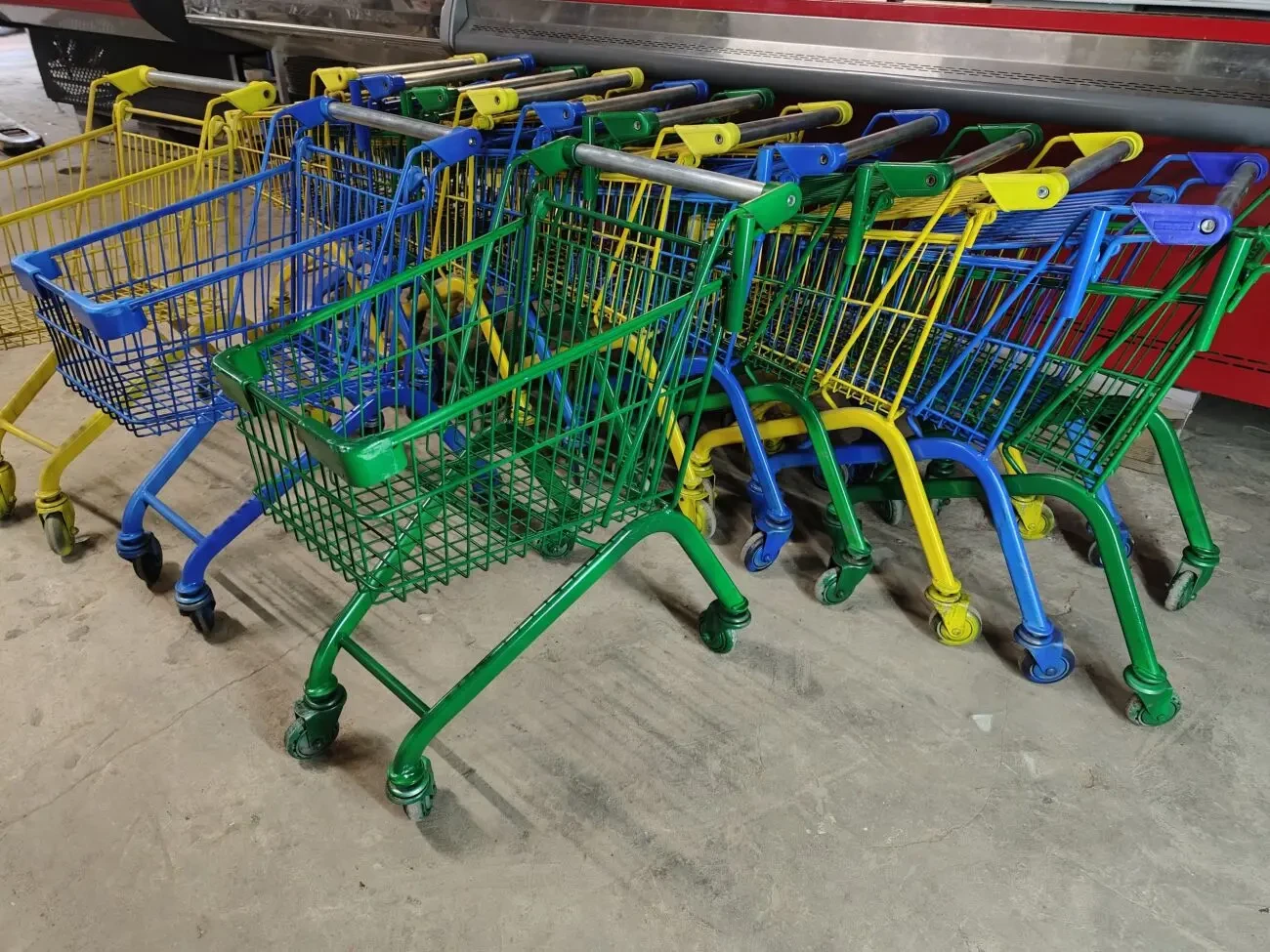 Візок купівельний дитячий, торгові дитячі візки 7