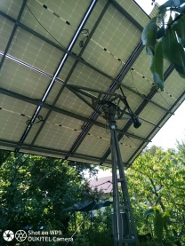 Сонячний трекер на 8 панелей сборочний комплект без зварювання.