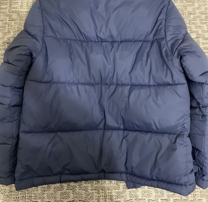 Куртка зимняя, курточка, пуховик мужская ZARA, зара, синего цвета 3