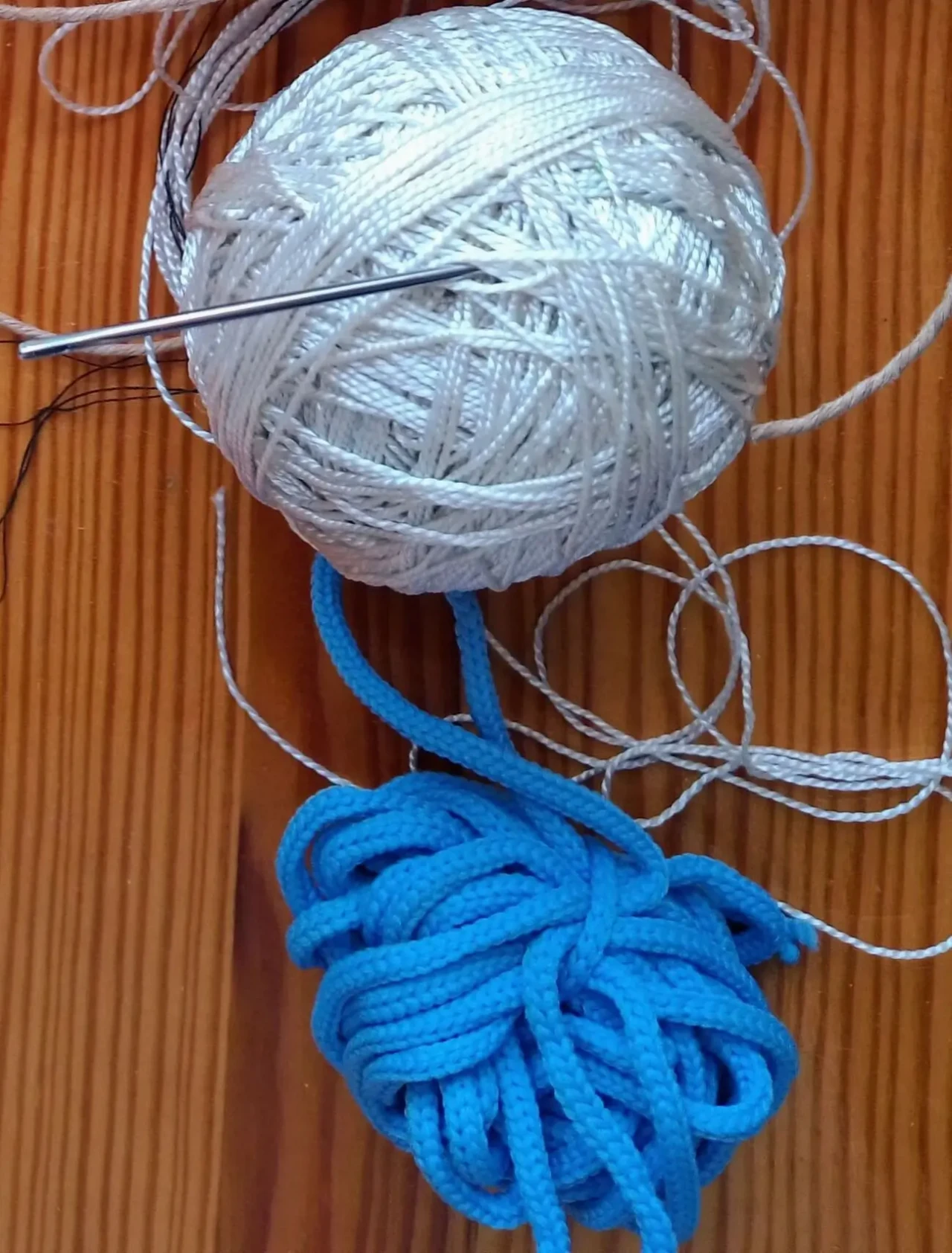 Хлопковый шнур плоский киперная лента и канатик белая, голубой, в сад 3