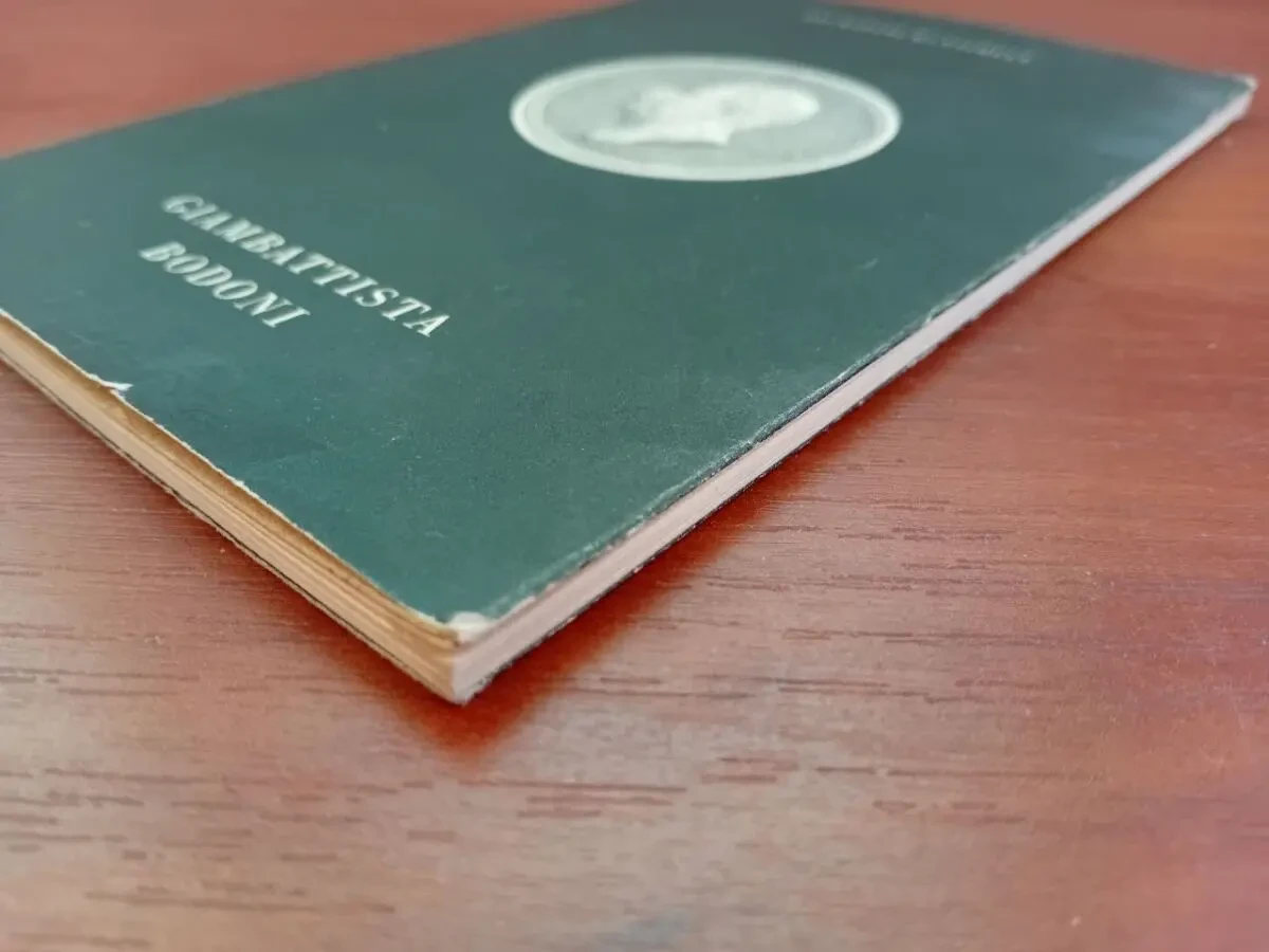 Книга giambattista bodoni, horstschuster, 1956 2