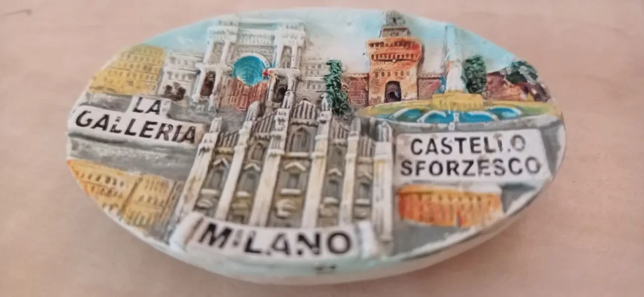 Сувенірний магніт La Galleria, Milano, Castello Sforzesco 2