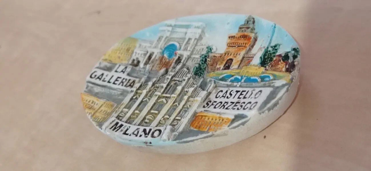 Сувенірний магніт La Galleria, Milano, Castello Sforzesco 5