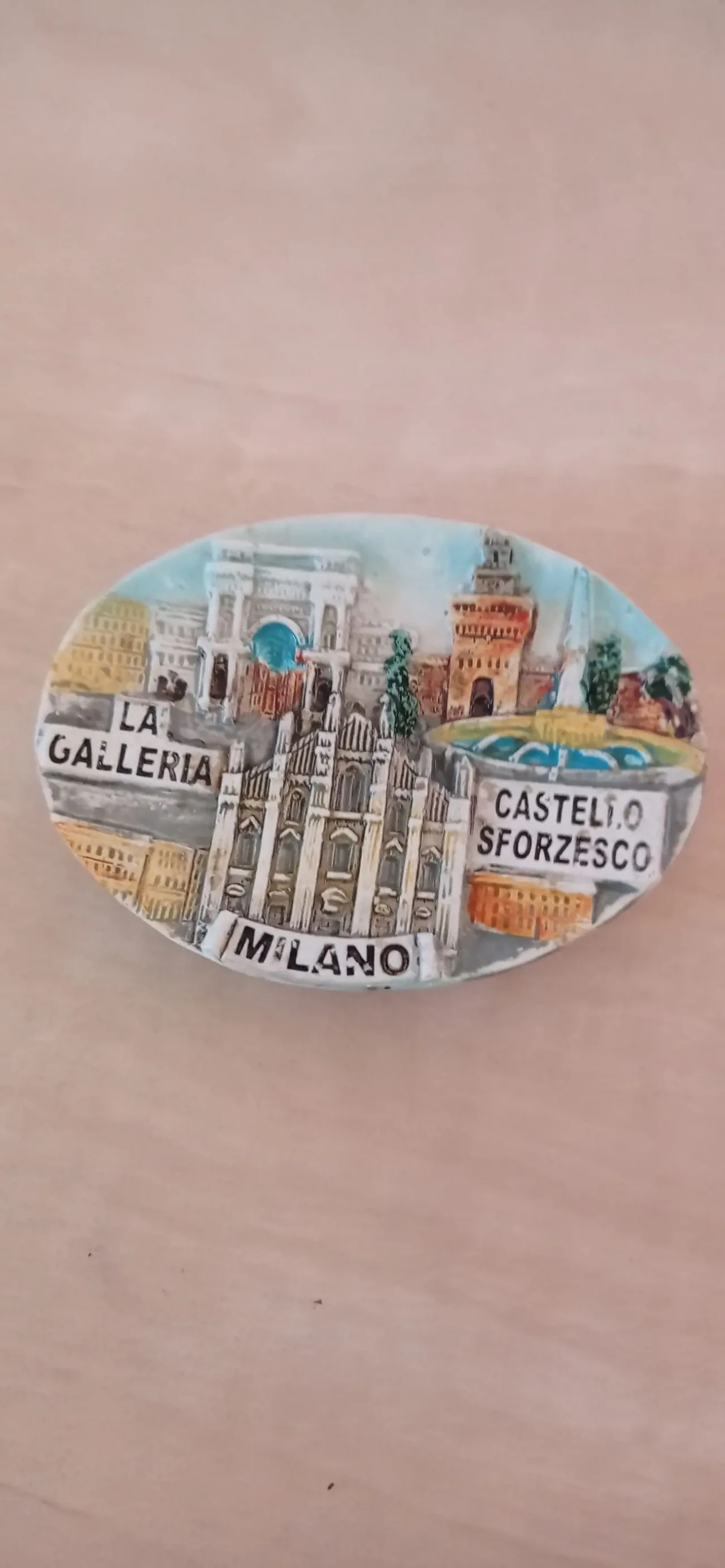 Сувенірний магніт La Galleria, Milano, Castello Sforzesco 3