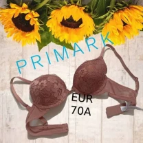 Primark EUR 70A Бюстгальтер поролон пуш ап косточка цвет какао
