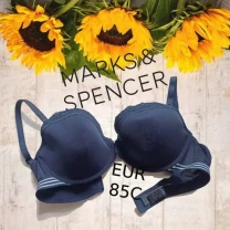 Marks  Spencer EUR 85C Бюстгальтер поролон косточка т синий