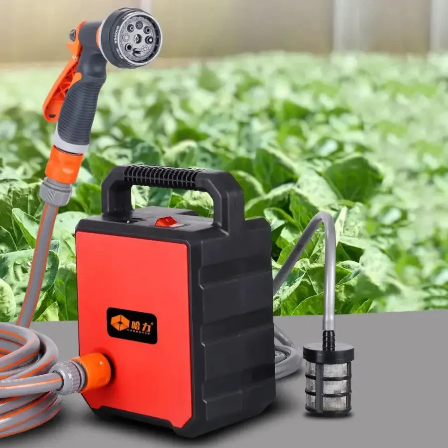 Аккумуляторная помпа для воды с распылителем и шлангом 4
