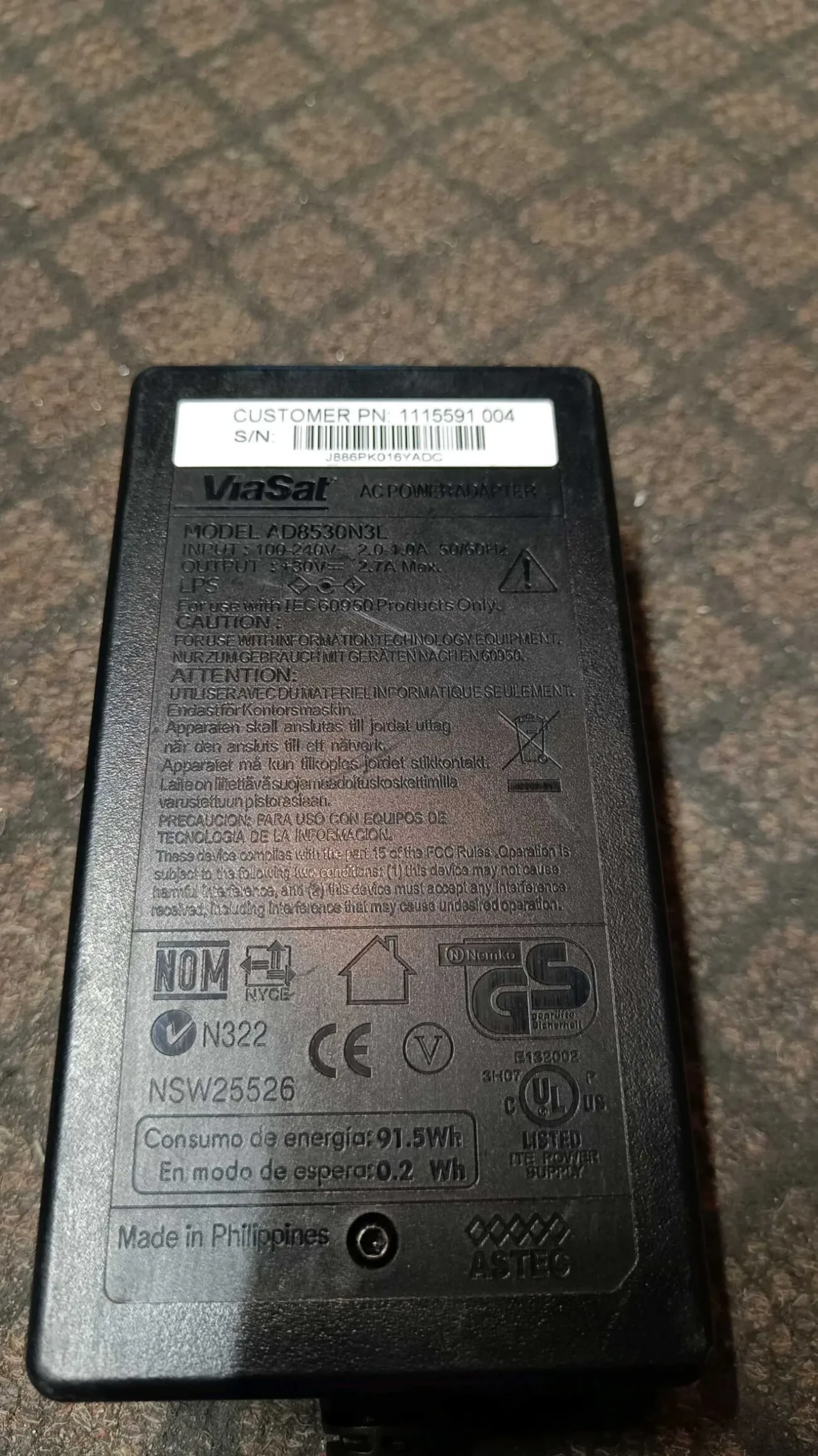 30v 2.7a Блок живлення універсальний 7