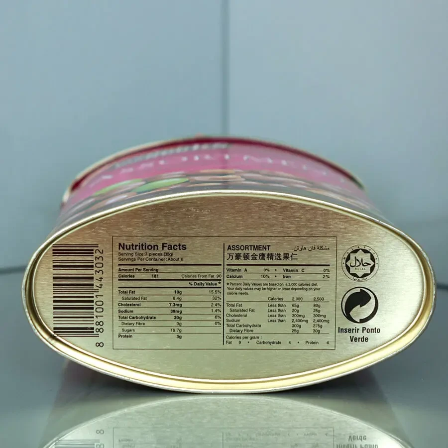 Металлическая банка от конфет жестяная ёмкость для хранения контейнер 7