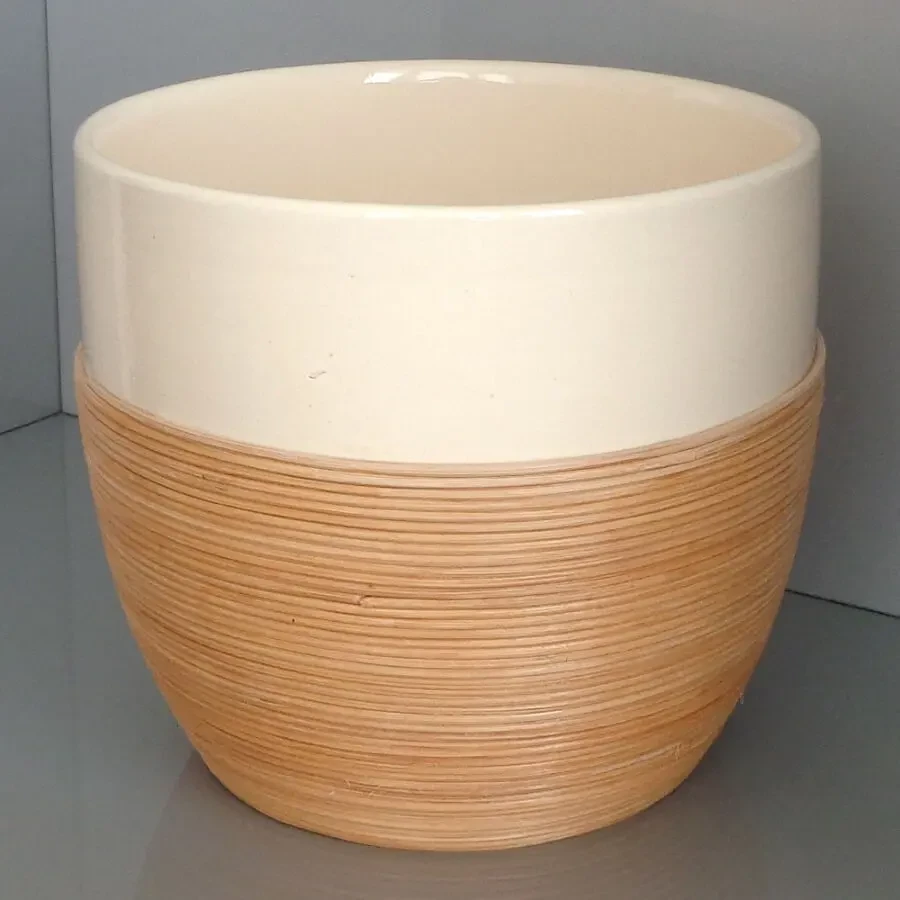 Deroma цветочный керамический горшок кашпо для роз вазон для цветов 6