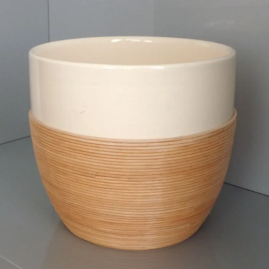 Deroma цветочный керамический горшок кашпо для роз вазон для цветов 8