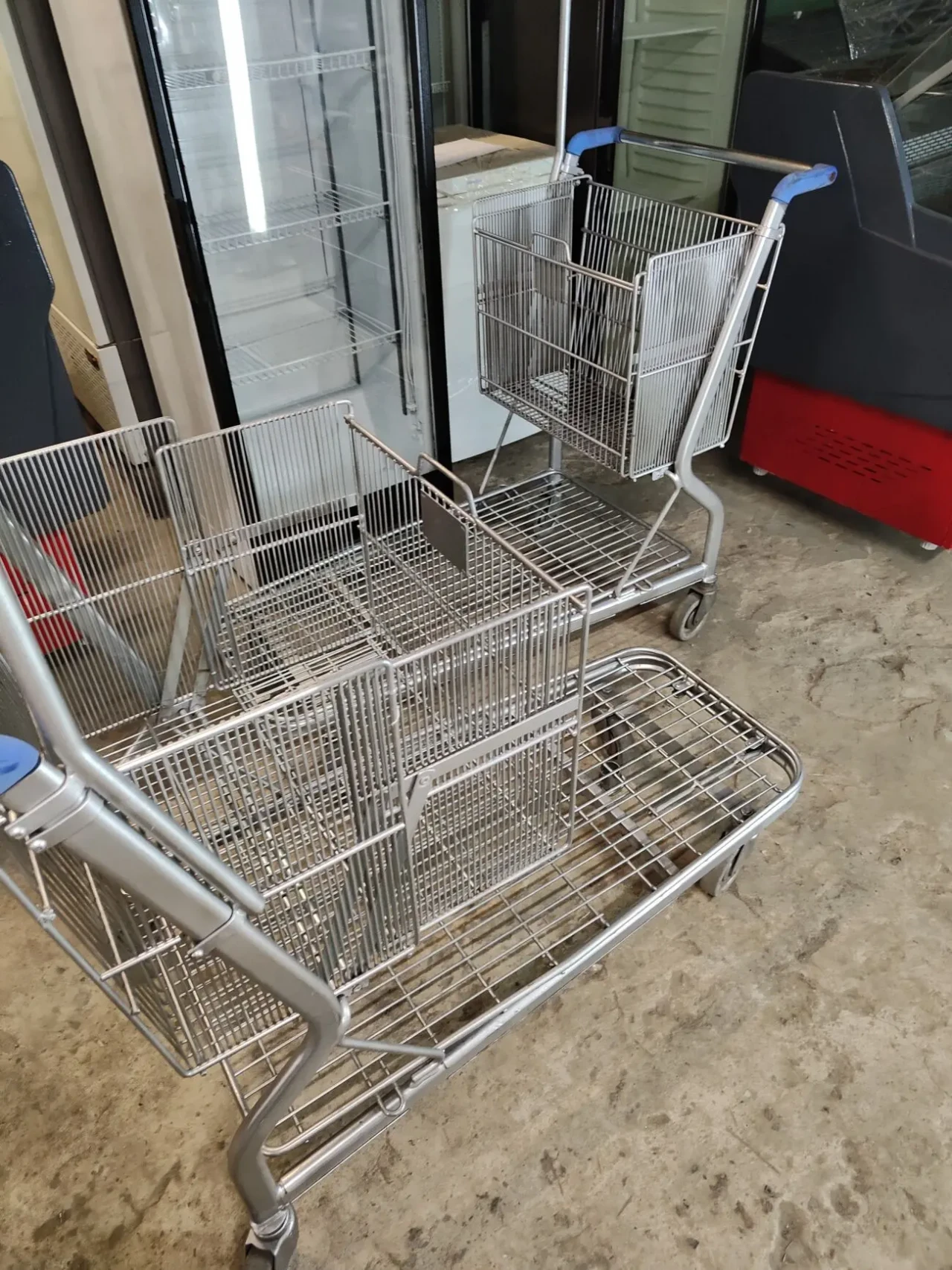 Візок вантажний з кошиком бу , платформний візок, візок для складу бу 6