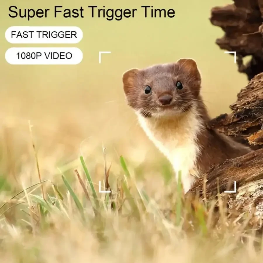 Нагрудная охотничья боди камера Фотоловушка с экраном и ночным виденье 5