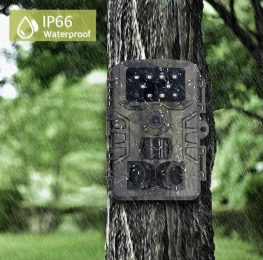 Нагрудная охотничья боди камера Фотоловушка с экраном и ночным виденье 2