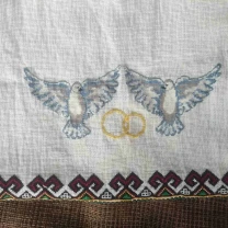 Весільний рушник, ручна робота