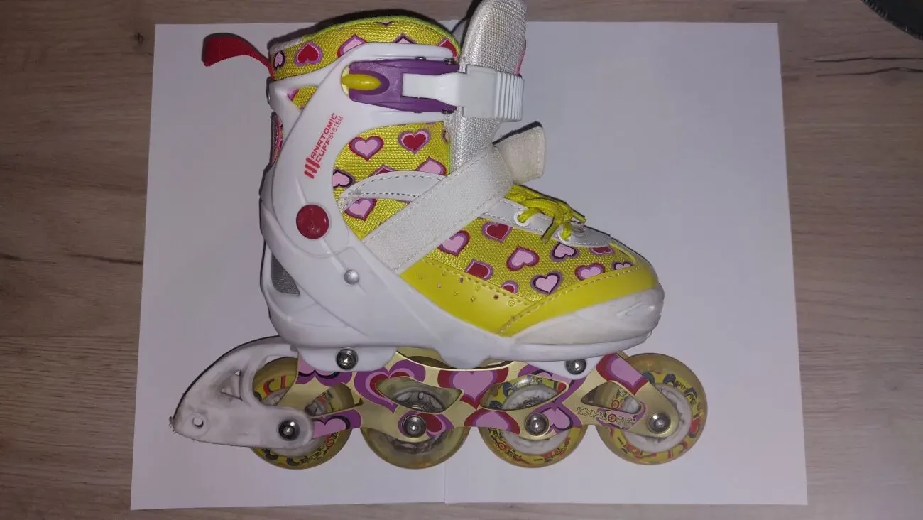 Продам детские ролики для девочки  размер 31-34 3