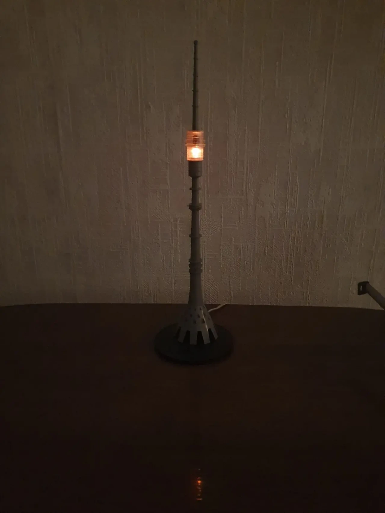 Светильник-ночник Останкинская башня (сделано в СССР 1970-х годах) 3