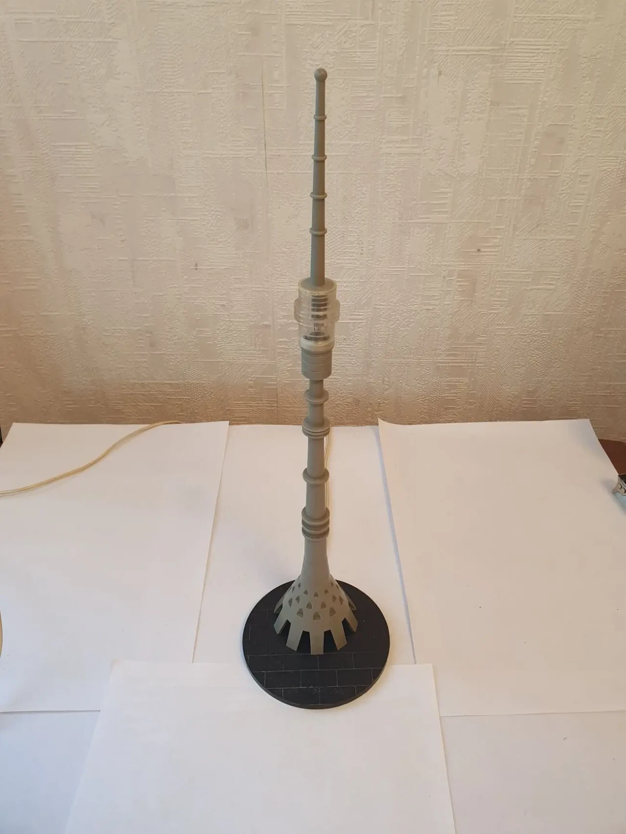 Светильник-ночник Останкинская башня (сделано в СССР 1970-х годах) 5