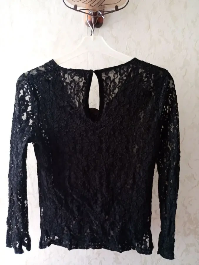 Черная нарядная блузка - 2 dvd диска в подарок. 2