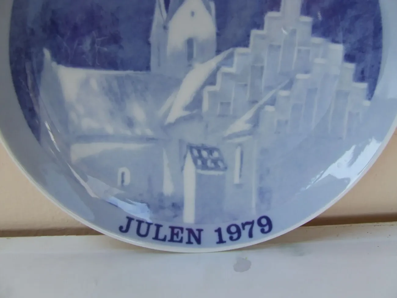 Фарфор настенная тарелкв декор. кобальт. раз. 20 см. Германия 1979г. 2