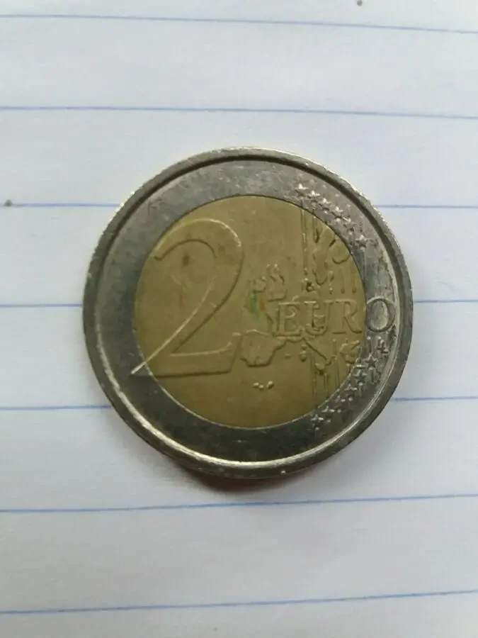 2 євро 2002 року. Італія.