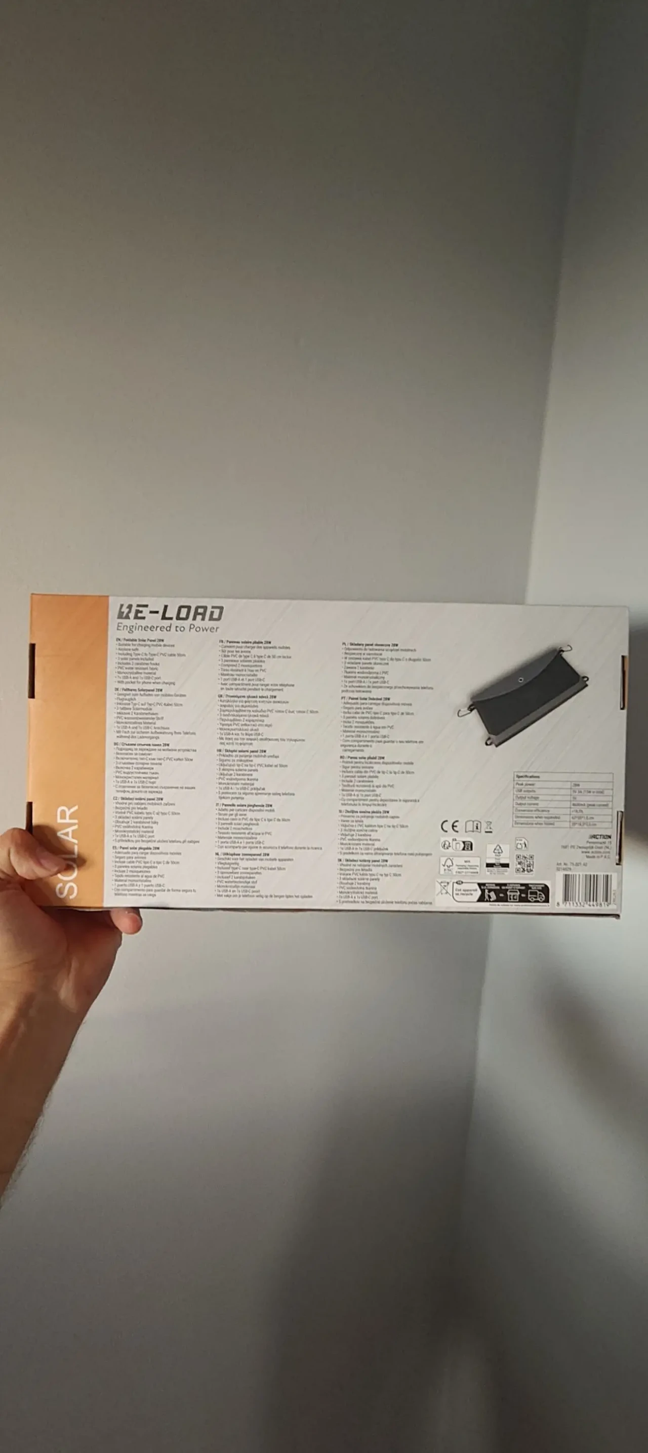 Складана сонячна панель 28W  зарядка телефонів та гаджетів від сонця 7