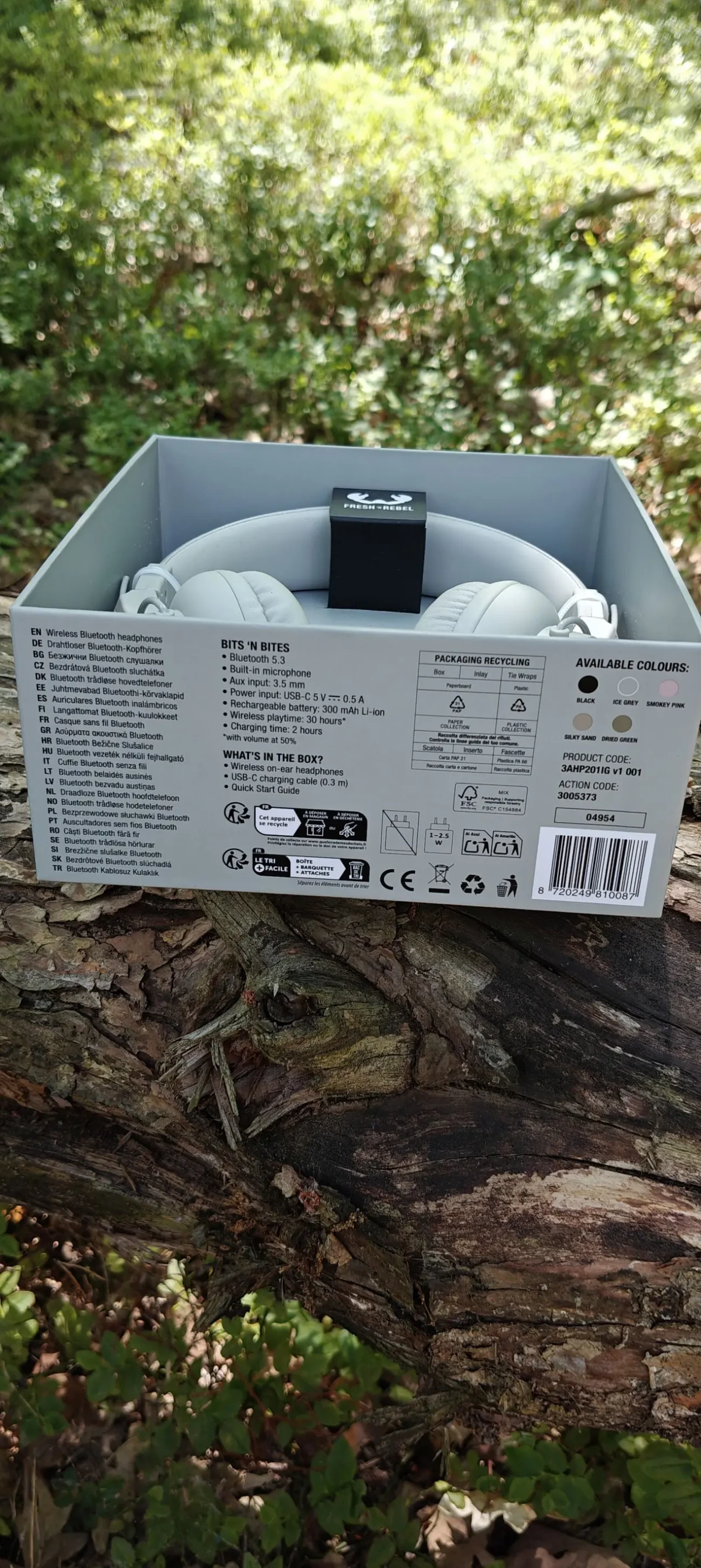 Бездротові навушники Fresh n Rebel, 30 годин, мікрофон, Bluetooth 4