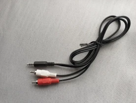 Шнур Sven кабель AUX для колонок 1 метр миниджек тюльпаны