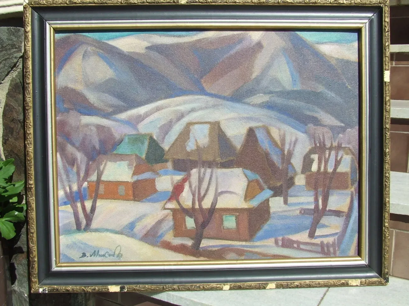 Нар.худ. Укр. Микита В,В. х.м. 65х50 см 1982 гг.Закарпатская  шк. 6