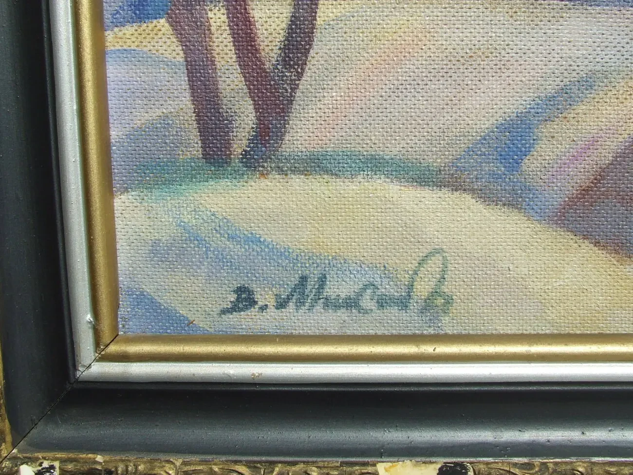 Нар.худ. Укр. Микита В,В. х.м. 65х50 см 1982 гг.Закарпатская  шк. 3