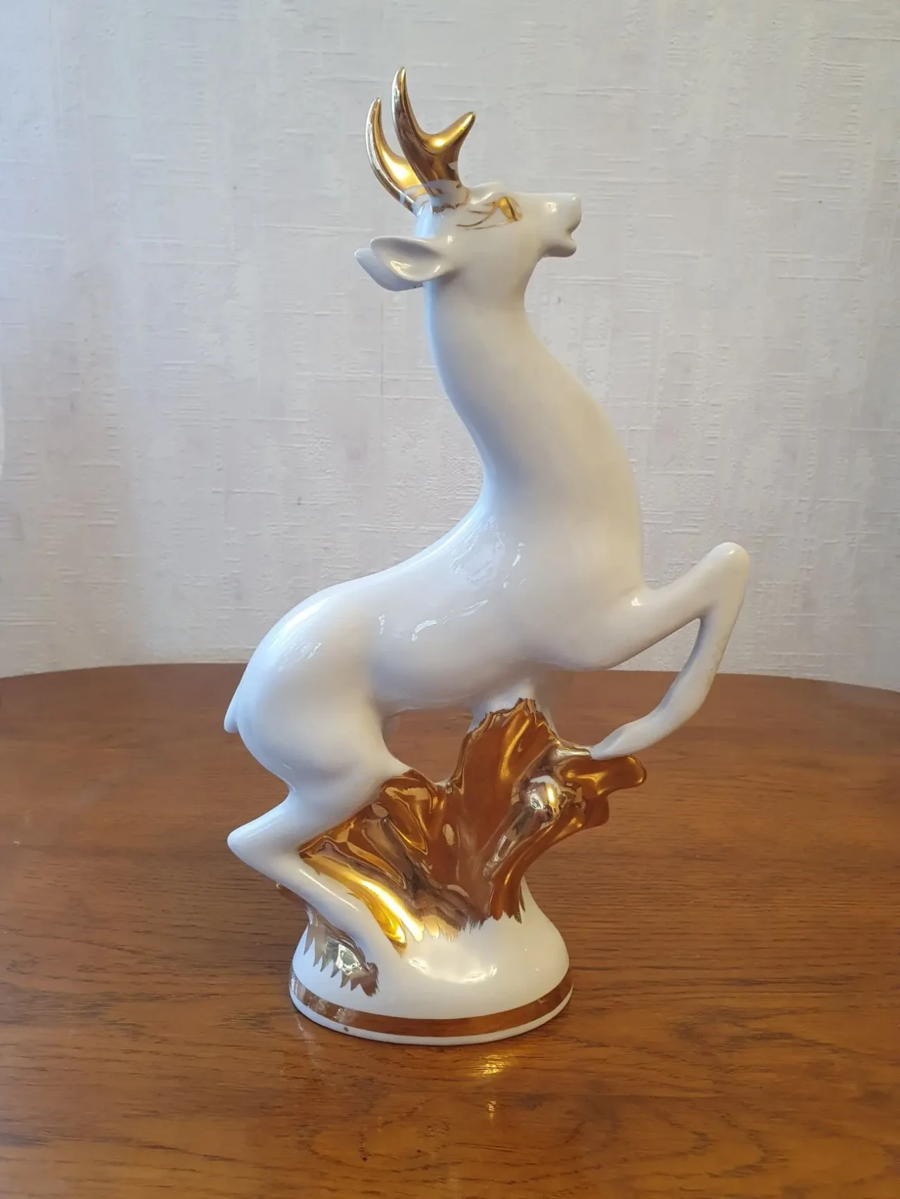 Винтажная фарфоровая статуэтка Олень (СССР 70-е гг.) 5