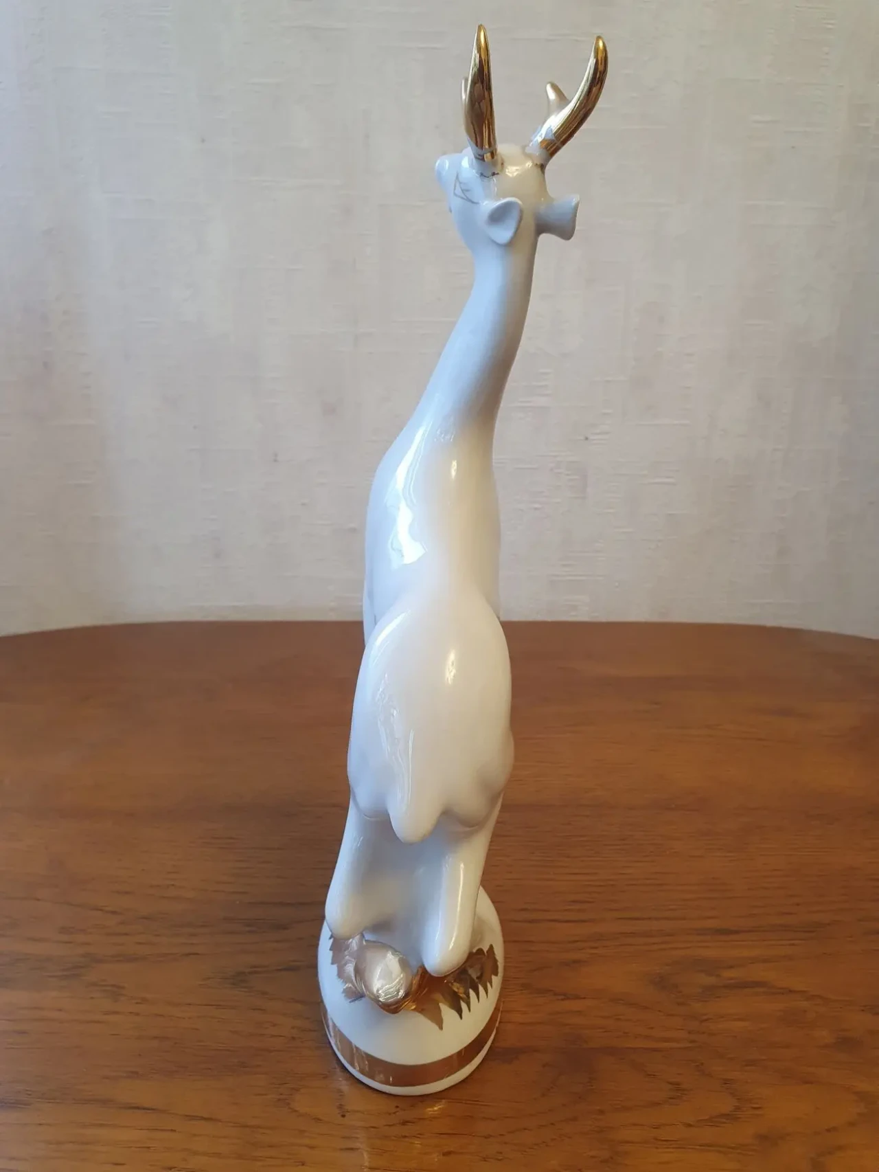 Винтажная фарфоровая статуэтка Олень (СССР 70-е гг.) 3