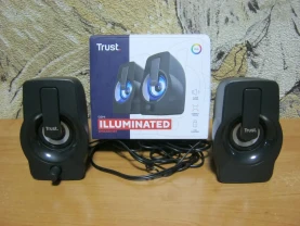 Колонки для компьютера Trust Gemi RGB 2.0  со светодиодной подсветкой