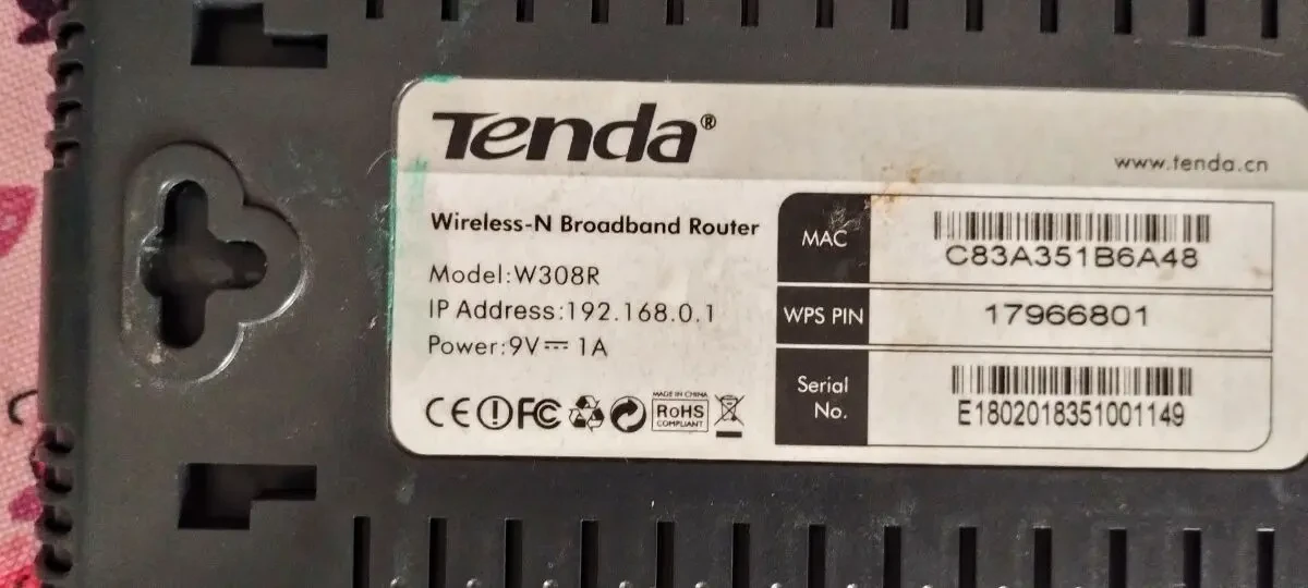 Роутер Tenda W308R 4