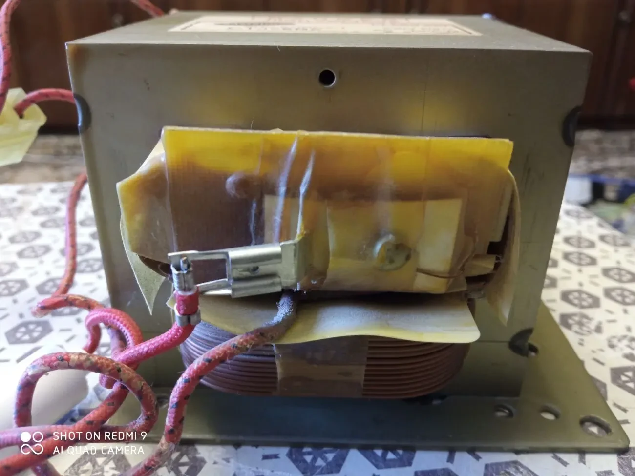 Трансформатор микроволновки 3